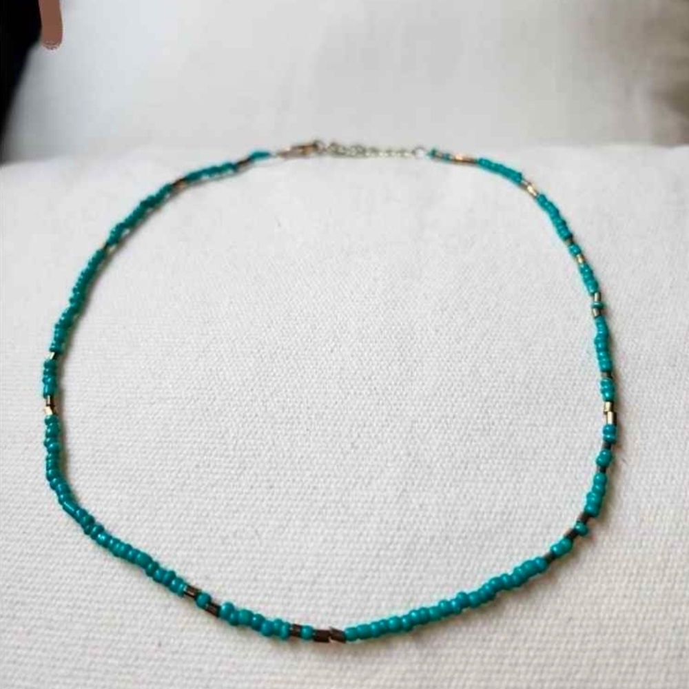 Turquoise Beaded Necklace